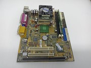 Kit Placa Mãe VIA Com Slot DIMM + Intel 750mhz + Memória + Slot ISA