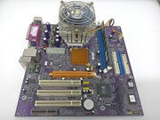 Kit Placa Mãe SIS DDR40 + AMD + Memória 1GB